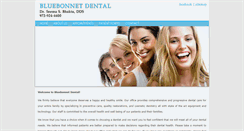 Desktop Screenshot of annabluebonnetdental.com